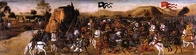 The Battle of Pydna Andrea del Verrocchio